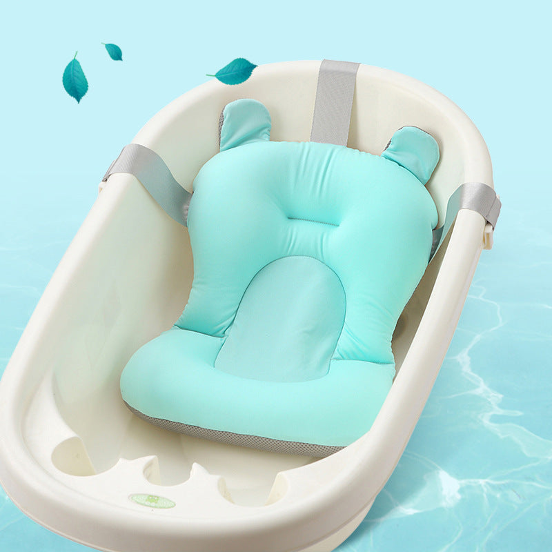 Baby Shower Bed Bath | baby care | 
 Overview:
 
 1. Three-way buckle seat belt, can firmly hold the floating pad to prevent drowning
 